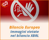 Bilancio Europeo: immagini vietate nel bilancio XBRL